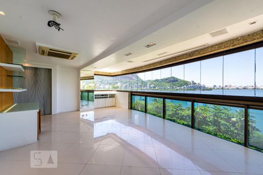 Sala de apartamento à venda com 4 quartos, 317m² em Lagoa, Rio de Janeiro