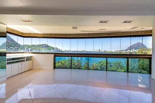 Sala de apartamento à venda com 4 quartos, 317m² em Lagoa, Rio de Janeiro