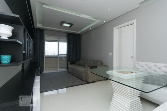 Sala de apartamento à venda com 2 quartos, 69m² em Vila Moinho Velho, São Paulo