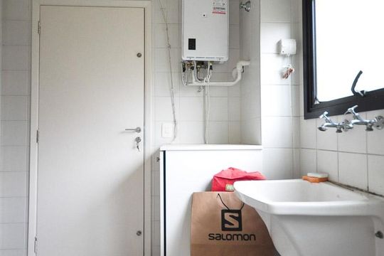 Área de serviço de apartamento à venda com 2 quartos, 158m² em Vila Andrade, São Paulo