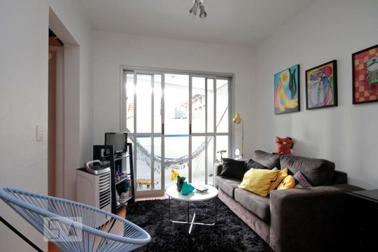 Sala de apartamento para alugar com 1 quarto, 46m² em Consolação, São Paulo