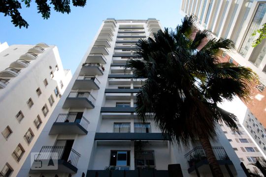 Fachada de kitnet/studio para alugar com 1 quarto, 31m² em Santa Cecília, São Paulo