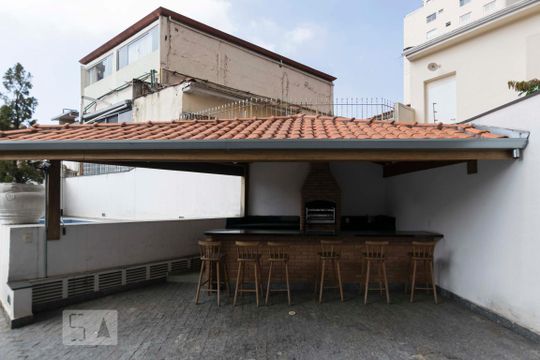 Área comum - Churrasqueira de kitnet/studio à venda com 1 quarto, 62m² em Aclimação, São Paulo