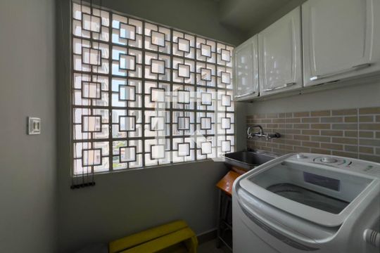 Cozinha e área de serviço de apartamento para alugar com 1 quarto, 45m² em Cambuci, São Paulo
