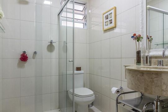 Banheiro de apartamento à venda com 3 quartos, 145m² em Santa Cecília, São Paulo