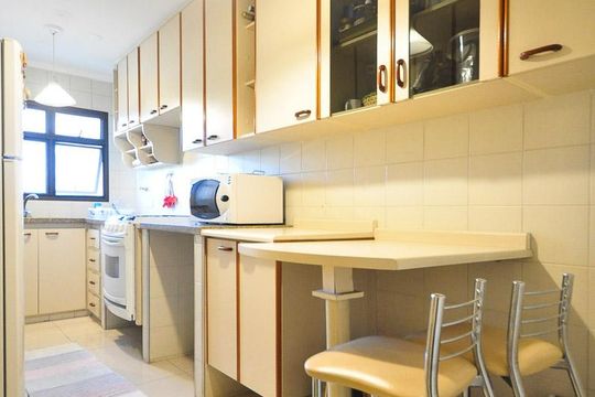 Cozinha de apartamento à venda com 3 quartos, 83m² em Paraíso do Morumbi, São Paulo