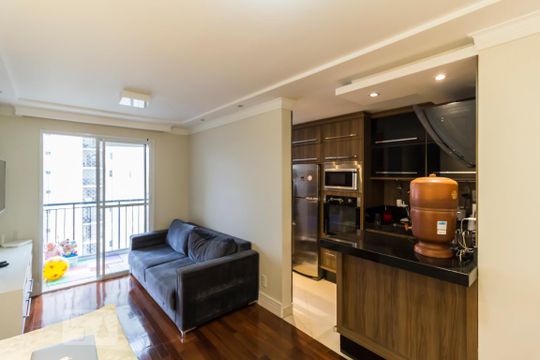 Sala de apartamento à venda com 2 quartos, 56m² em Lapa, São Paulo