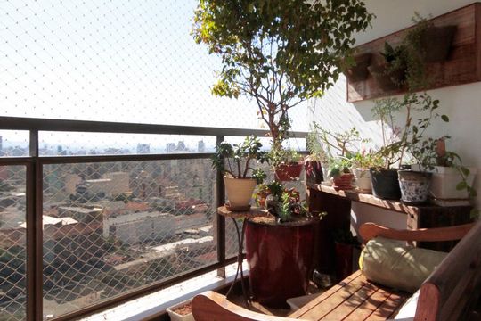 Varanda de apartamento à venda com 3 quartos, 240m² em Morro dos Ingleses, São Paulo