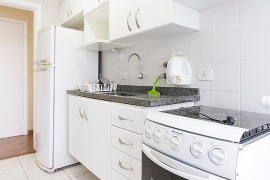 Cozinha  de apartamento à venda com 2 quartos, 48m² em Mooca, São Paulo