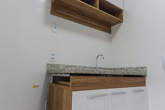 Cozinha de apartamento à venda com 1 quarto, 50m² em Tatuapé, São Paulo