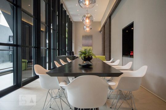 Espaço Gourmet de kitnet/studio à venda com 1 quarto, 25m² em Vila Cordeiro, São Paulo