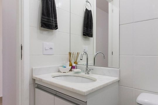 Banheiro suíte  de apartamento para alugar com 2 quartos, 55m² em Mooca, São Paulo