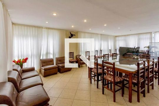 Área comum de apartamento para alugar com 3 quartos, 85m² em Cidade Monções, São Paulo
