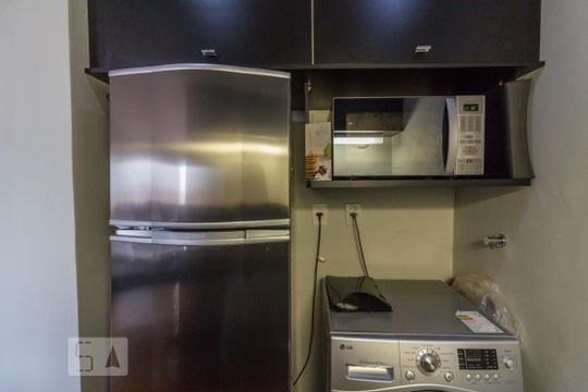 Cozinha de kitnet/studio à venda com 1 quarto, 45m² em Higienópolis, São Paulo