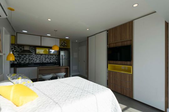 Studio de kitnet/studio para alugar com 1 quarto, 33m² em Aclimação, São Paulo