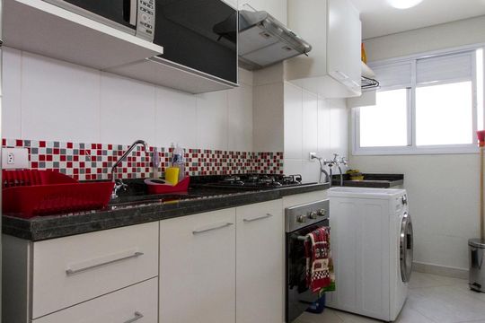 Cozinha  de apartamento para alugar com 2 quartos, 52m² em Jardim Ibitirama, São Paulo