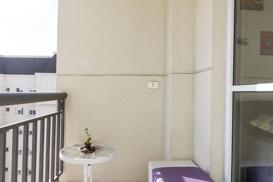 Varanda  de apartamento para alugar com 2 quartos, 52m² em Jardim Ibitirama, São Paulo