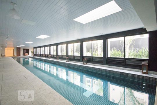 Piscina de apartamento para alugar com 1 quarto, 38m² em Campo Belo, São Paulo