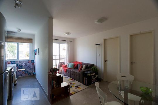 SALA de apartamento à venda com 1 quarto, 46m² em Vila Guarani (z Sul), São Paulo
