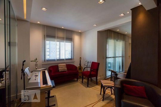 SALA de apartamento à venda com 2 quartos, 132m² em Vila Clementino, São Paulo