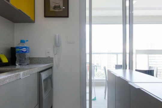 Cozinha de apartamento para alugar com 1 quarto, 41m² em Jardim São Paulo(zona Norte), São Paulo