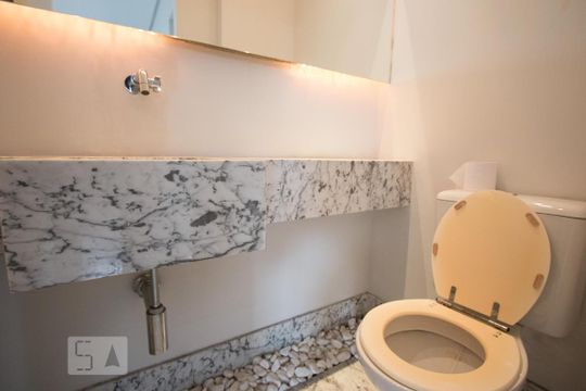 lavabo de apartamento à venda com 2 quartos, 96m² em Vila Andrade, São Paulo