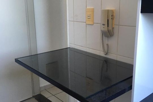 Cozinha de apartamento à venda com 2 quartos, 55m² em Vila Ipê, Campinas