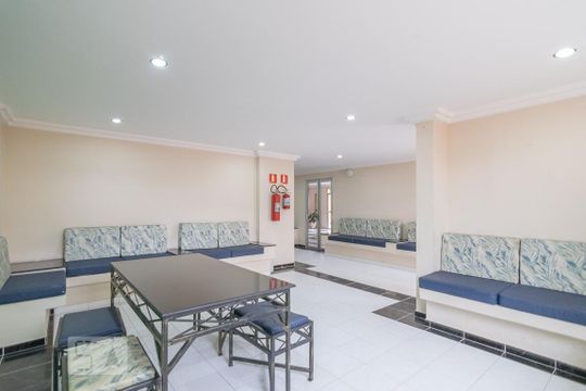 Salão de Festas de apartamento à venda com 2 quartos, 51m² em Vila Guiomar, Santo André