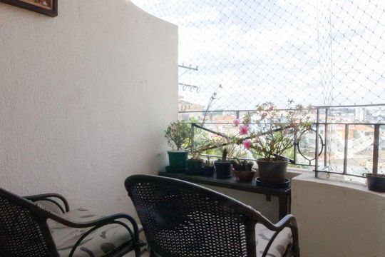 Sacada de apartamento à venda com 2 quartos, 67m² em Jardim Paraíso, São Paulo