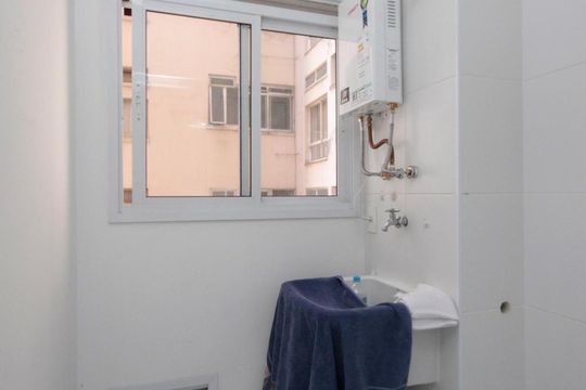 Área de Serviço de kitnet/studio à venda com 1 quarto, 41m² em República, São Paulo