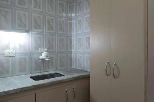 Cozinha de kitnet/studio para alugar com 1 quarto, 35m² em Bela Vista, São Paulo