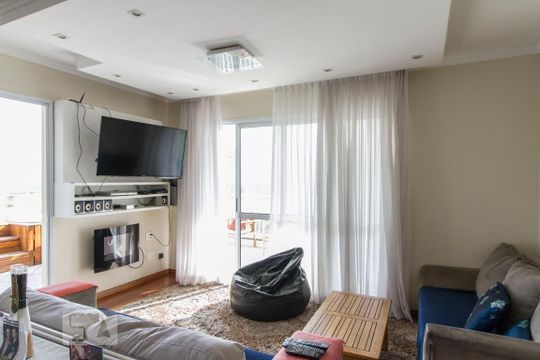 Sala  de apartamento para alugar com 3 quartos, 153m² em Vila Invernada, São Paulo