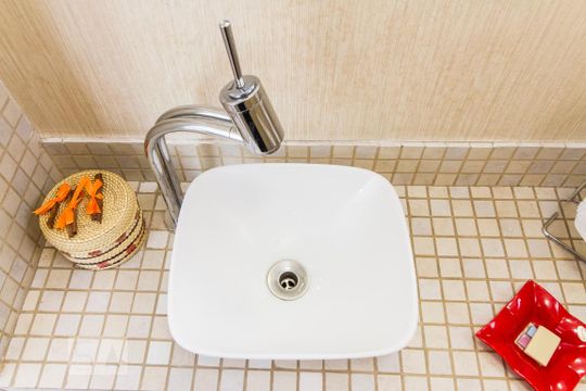Pia do lavabo de apartamento à venda com 3 quartos, 153m² em Vila Invernada, São Paulo