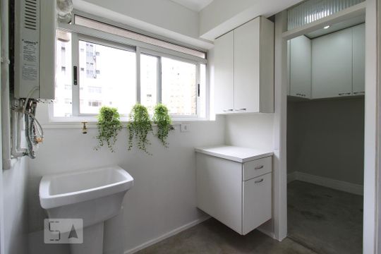Área de Serviço de apartamento para alugar com 3 quartos, 90m² em Vila Olímpia, São Paulo