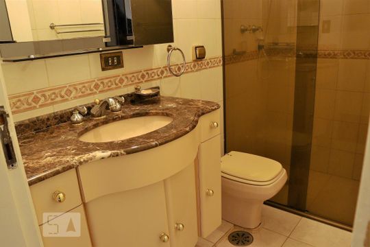 Banheiro de apartamento para alugar com 1 quarto, 42m² em Paraíso, São Paulo