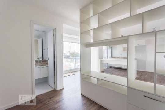 Suite de apartamento para alugar com 1 quarto, 37m² em Campo Belo, São Paulo