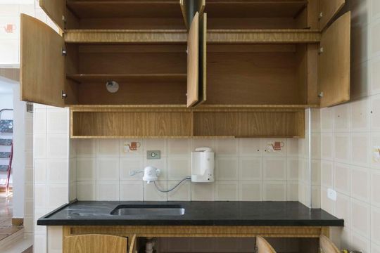 Cozinha (Armários) de apartamento para alugar com 2 quartos, 60m² em Jardim da Glória, São Paulo