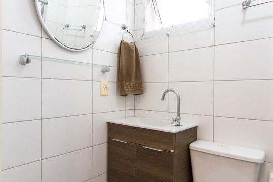 Banheiro  de apartamento à venda com 3 quartos, 59m² em Mooca, São Paulo