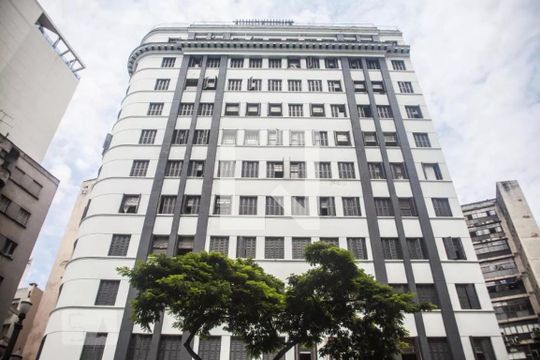 Fachada de apartamento para alugar com 1 quarto, 45m² em Centro, São Paulo