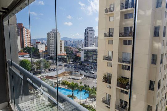 Vista da Varanda de kitnet/studio para alugar com 1 quarto, 31m² em Sumarezinho, São Paulo