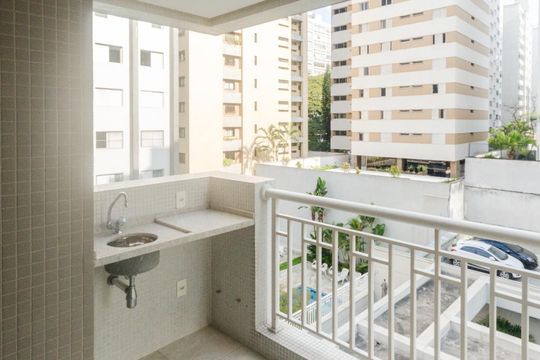 Sacada de apartamento para alugar com 1 quarto, 40m² em Aclimação, São Paulo