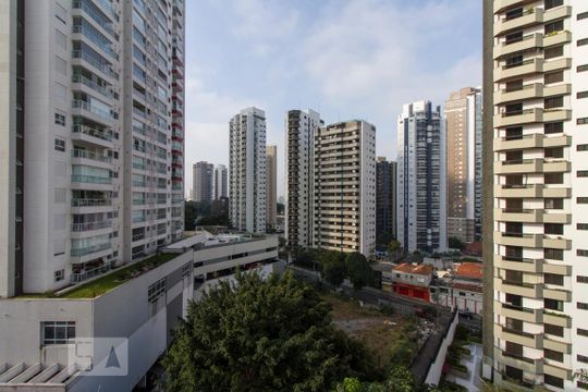 Vista da Varanda de kitnet/studio para alugar com 1 quarto, 45m² em Vila Regente Feijó, São Paulo