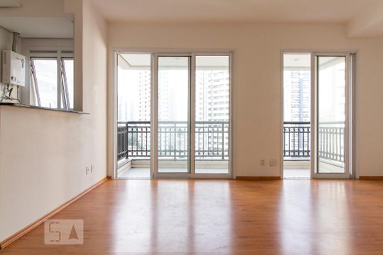Sala e Quarto de kitnet/studio para alugar com 1 quarto, 45m² em Vila Regente Feijó, São Paulo