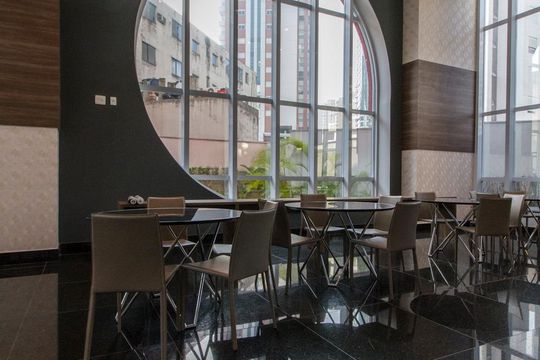 Salão de festas de kitnet/studio para alugar com 1 quarto, 45m² em Vila Regente Feijó, São Paulo