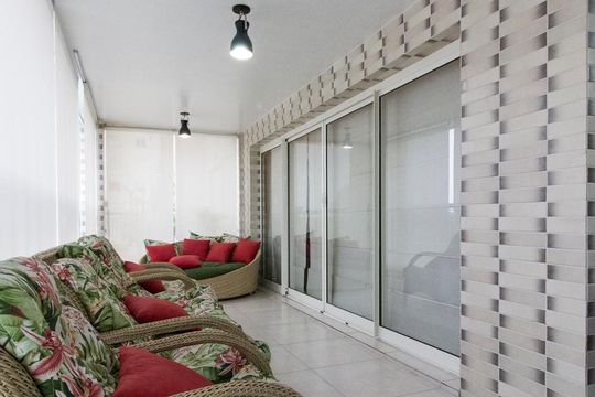 Varanda Gourmet com Jardim  de apartamento à venda com 3 quartos, 182m² em Vila Gomes Cardim, São Paulo