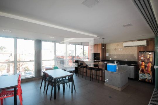 Área comum - Churrasqueira de kitnet/studio à venda com 1 quarto, 42m² em Vila Dom Pedro I, São Paulo