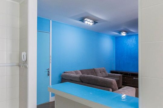 Cozinha de apartamento à venda com 2 quartos, 64m² em Jardim, Santo André