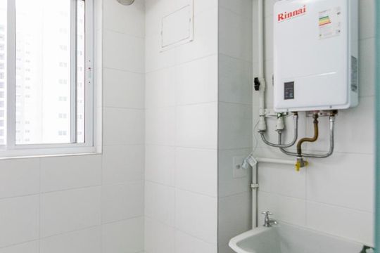 Área de Serviço de apartamento à venda com 2 quartos, 64m² em Jardim, Santo André