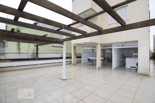 Área da Churrasqueira de apartamento à venda com 2 quartos, 71m² em Jardim Sílvia, Santo André