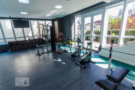 Área Comum - Academia de apartamento para alugar com 1 quarto, 48m² em Vila Regente Feijó, São Paulo